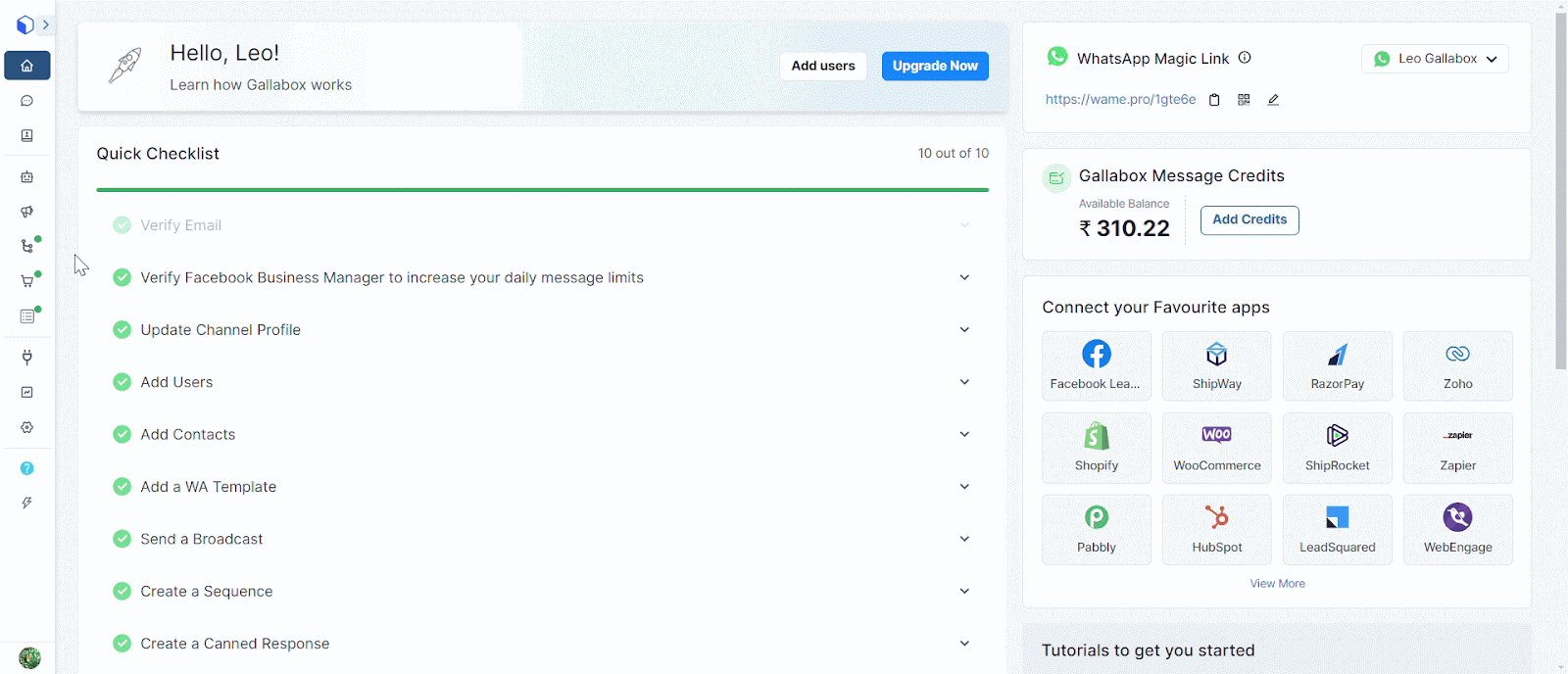 proceed to integrates