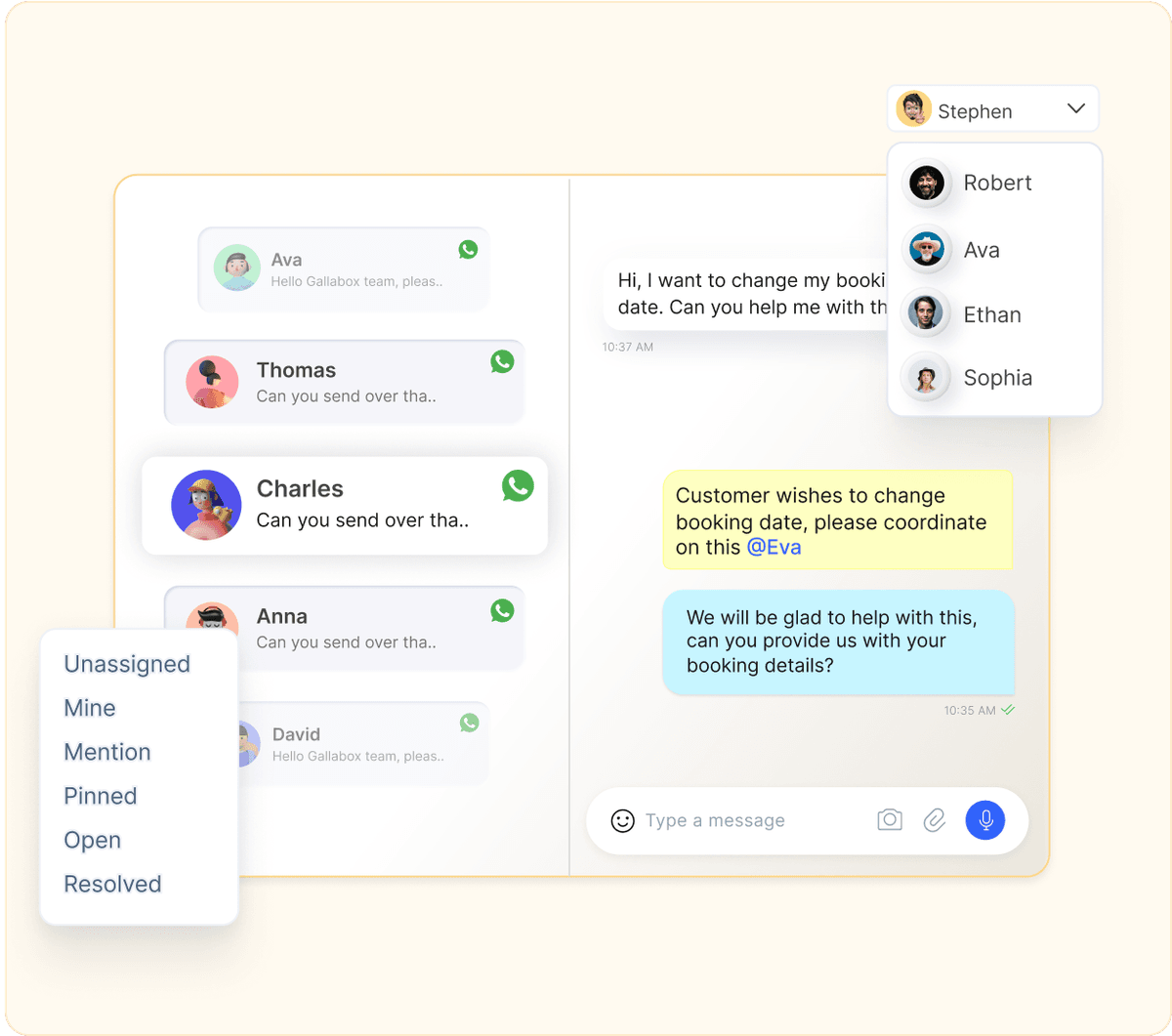 Shared Inbox for collaborative customer support
